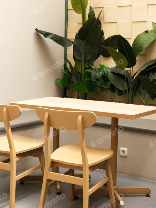 Preview: Interior dining room in cafetaria
