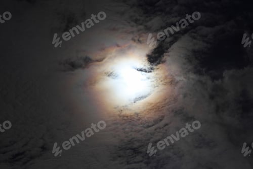 Preview: Afternoon Sun Shining Through Stormy Clouds - Photograph Of An Afternoon Sun Shining Through Some