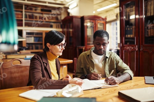 Preview: Students in Library