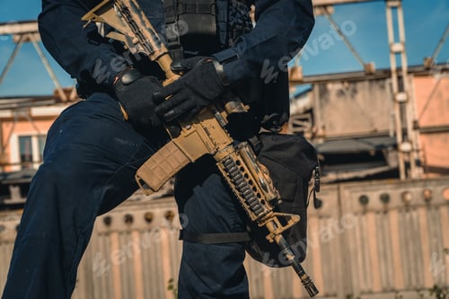 Preview: Special Forces. Military With Weapons In Hand