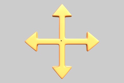 Preview: Yellow directional arrow