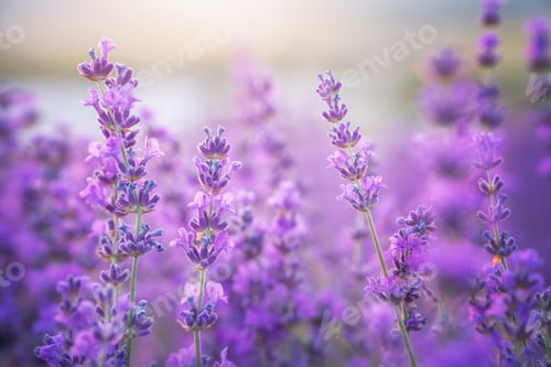 Preview: Lavender flowers portrait