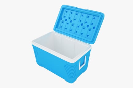 Preview: Portable Ice Cooler Box - Blue