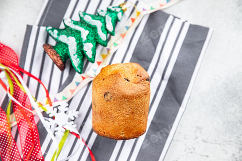 Preview: panettone christmas baking sweet pastry Christmas sweet dessert holiday treat new year