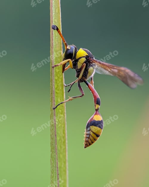 Preview: yellow Potter wasp