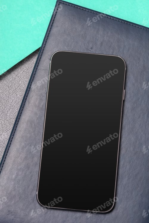 Preview: Black smartphone on the table