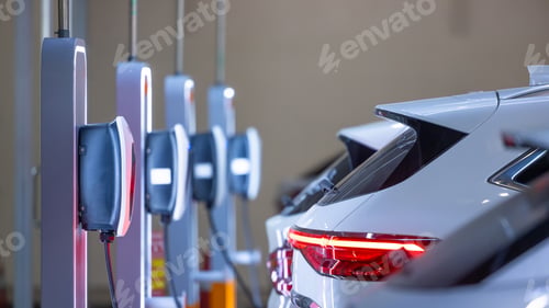 Preview: EV charging station electric car, Electric car charging station charge ev battery, Plug for vehicle