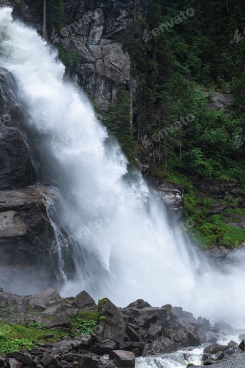 Preview: The Beauty of Krimml Waterfall in Austria's Summer Sun