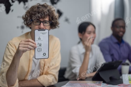 UI,UX developer optimize smart energy app, color, button, real-time monitoring of efficient insight