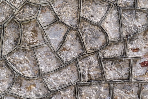 Preview: Cellular Texture Of A Cement Or Concrete Covering Of A Stone Surface For An Abstract Background