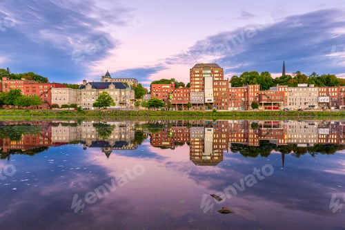 Preview: Augusta, Maine, USA Skyline