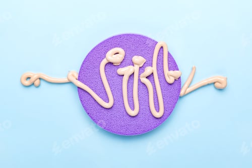 Preview: Makeup liquid foundation pouring on make-up round sponge, closeup. Foundation beauty facial cosmetic