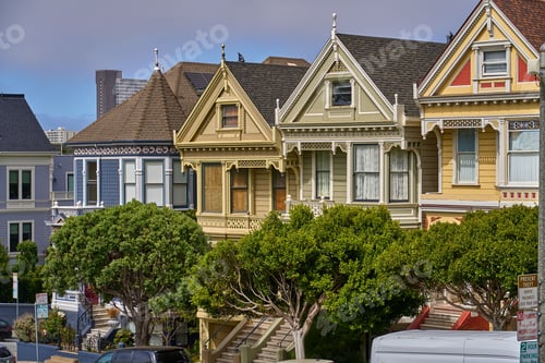 Aperçu: Colorful buildings - San Francisco