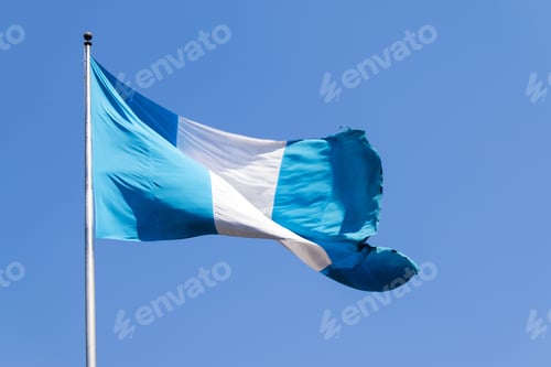 Preview: Flag of Guatemala, declared a national symbol on August 17, 1871.