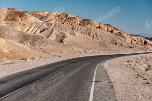 Preview: Highway in Death Valley National Park, California
