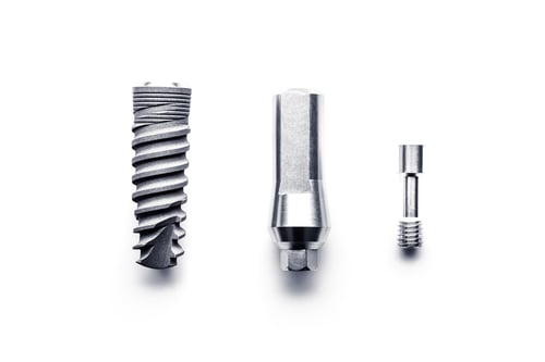 Preview: Set of medical implantation screw tools isolated