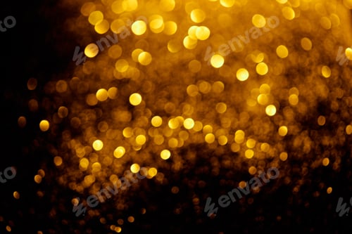 Preview: abstract background with blurred glowing golden glitter