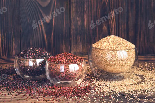 Preview: Different kinds of quinoa