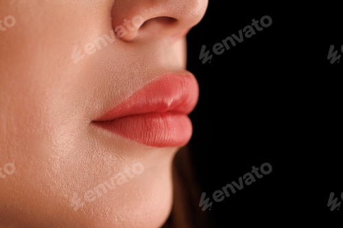 Preview: Aesthetic image of lips post-procedure, showing softness, color balance, and clean skin.
