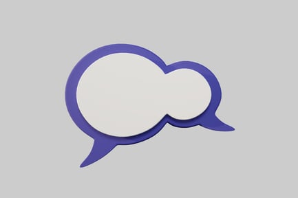 Preview: Modern speech bubble graphic element