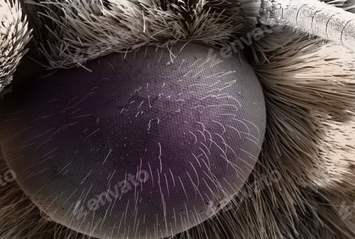 Preview: Eye of an owlet moth, SEM