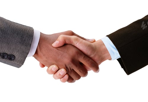 Preview: Handshake Business Men Concept closeup