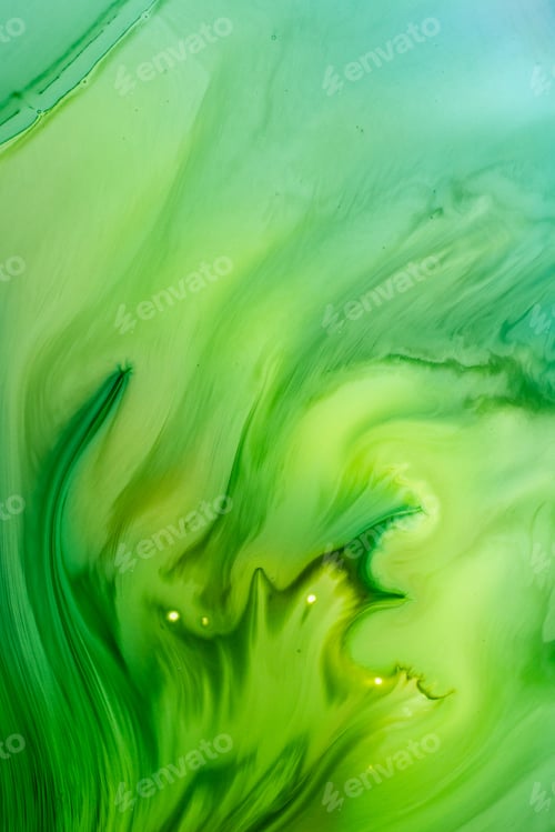 Preview: Abstract flow of liquid paints in mix