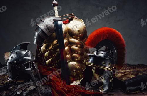 Preview: Suit of armor of roman legionary and gladiato