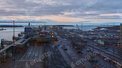 Preview: Passenger port in Finnish Helsinki.