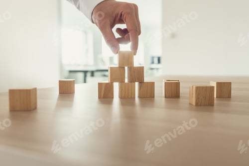 Preview: Building business and strategy concept