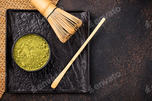 Preview: Japanese matcha green tea powder