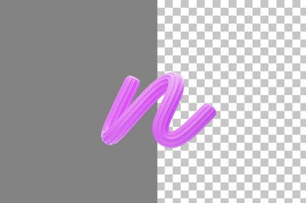 Preview: Creamy N 3D Icon