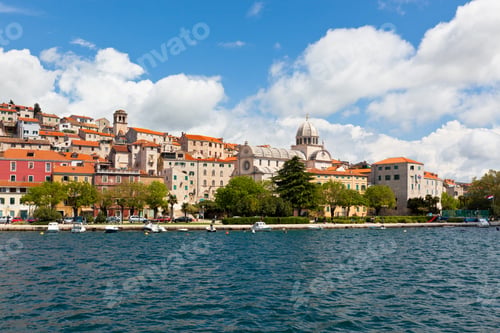 Preview: Sibenik, Croatia view from the sea