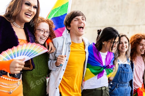 Preview: LGBT community group celebrating gay pride day