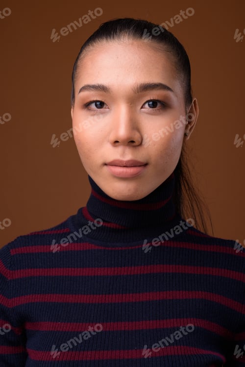 Preview: Portrait of Woman with Pulled Back Hair