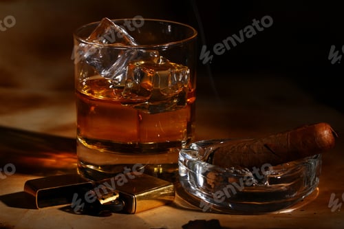 Preview: Cold whiskey and cigar
