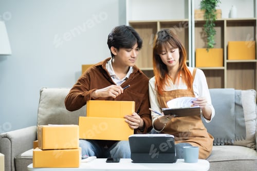 Preview: Couple start up small business owner.