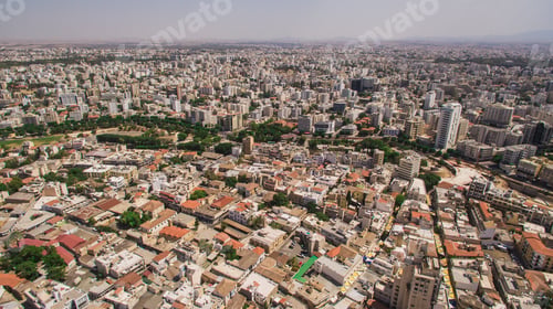 Preview: Aerial view of Nicosia, southern part