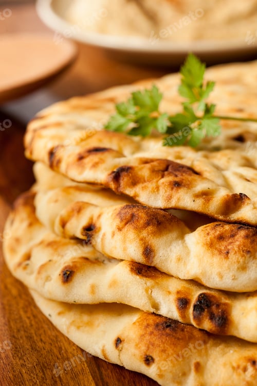 Preview: Homemade Indian Naan Flatbread