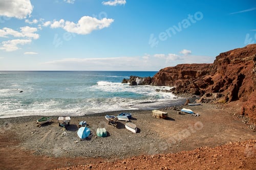 Preview: Beautiful landscape of Lanzarote Island