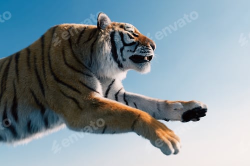 Preview: Tiger run and attack