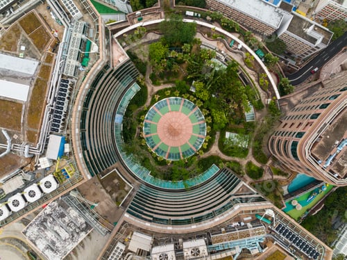 Preview: Mong Kok, Hong Kong 18 January 2022: Top down view of Hong Kong city