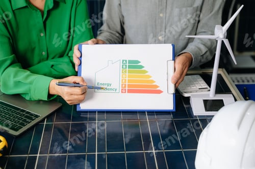 Preview: Engineers collaborate on solar and wind energy, driving sustainability, innovation, and clean