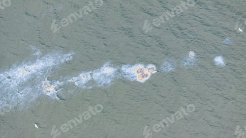 Preview: Aerial view of oil spill in the Baltic Sea