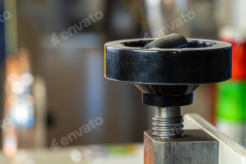 Preview: Industrial automotive machine tool equipment parts details close up
