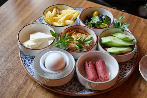 Preview: Delicious food platter at a local restaurant in the morning