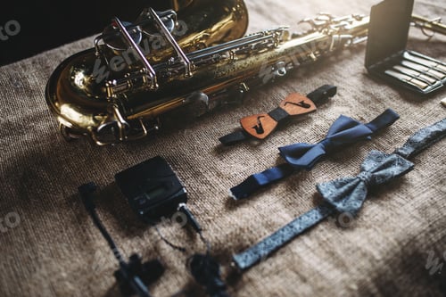 Preview: Saxophone, brass band instrument equipment