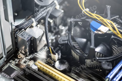 Preview: Different computer parts inside the personal computer