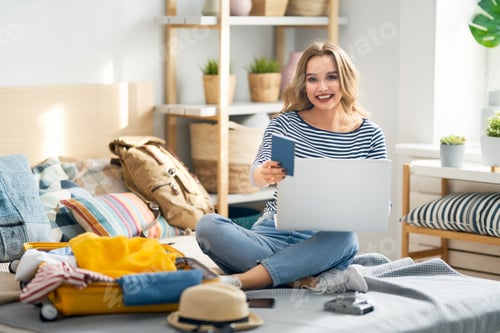 Preview: woman preparing for the journey