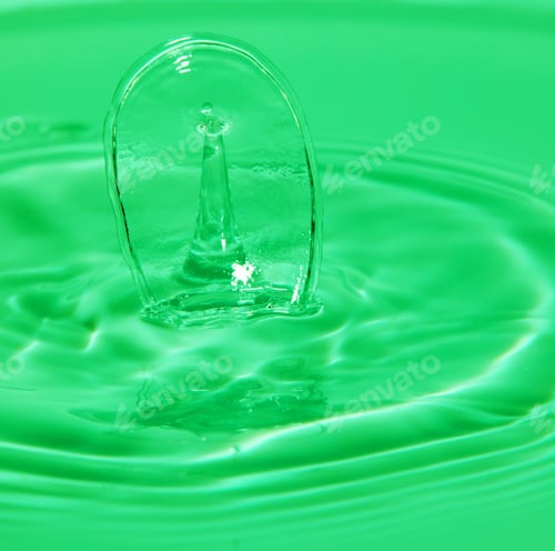 Preview: Abstract background of splash of color water, collision of colored drops, the concept